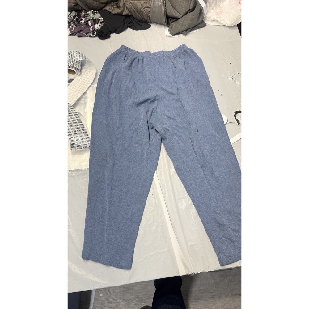 Vintage Blue Sweatpants Size XL 90’s Pull On Pants Teddi - Picture 8 of 9